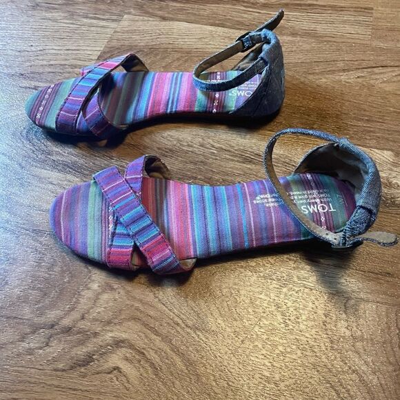 Toms multicolor flat sandals - Picture 4 of 9